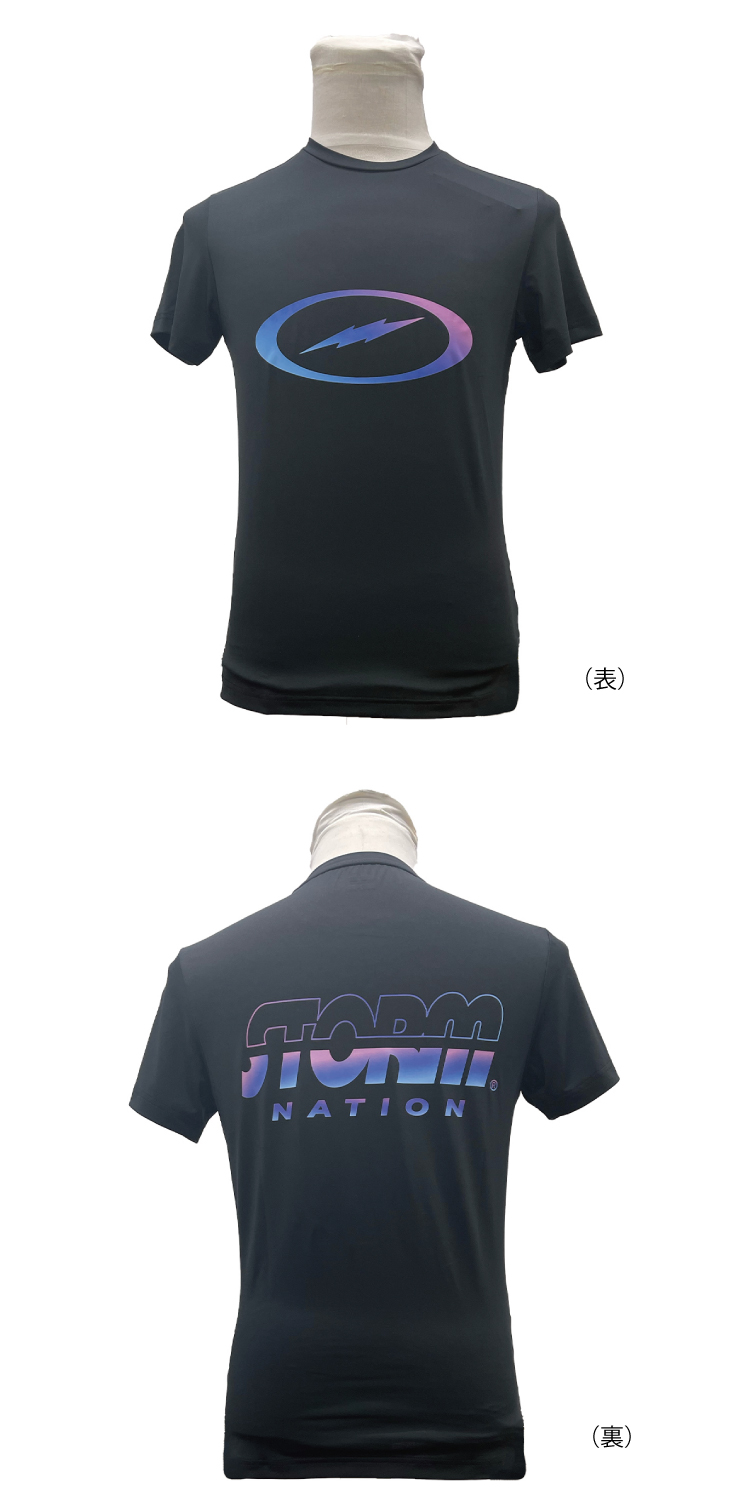 ボウリング用品 ボウリングウェア ハイスポーツ HISPORTS STORM JTR-010 STORMネイション・Tシャツ(V) 