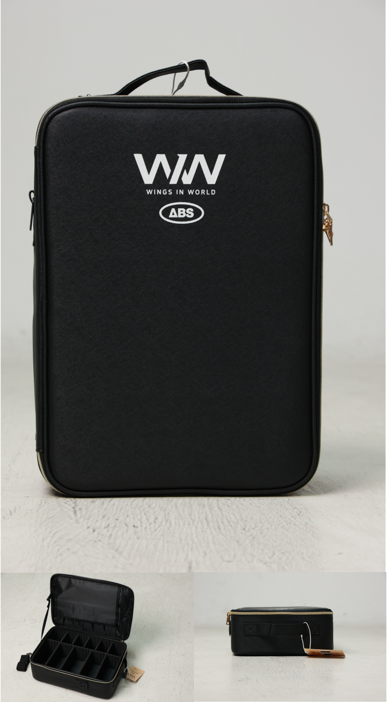 ボウリング用品 ボウリングバッグ WINGS IN WORLD×ABS　スーパーアクセサリーバッグ　Super Accessory Bag