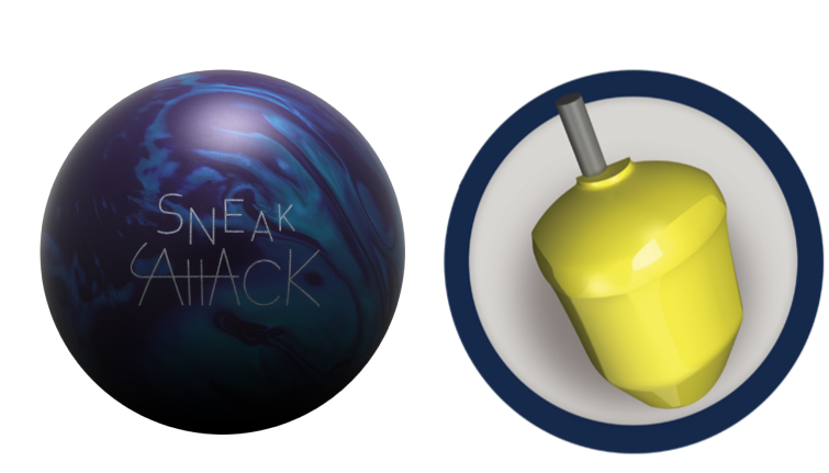 ボウリング用品  ボウリングボール スニークアタックハイブリッド　SNEAK ATTACK HYBRID
　
  