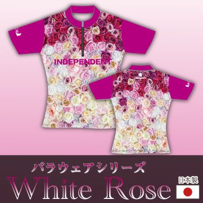 ポロシャツ 半袖 名入れ ボウリング ボウリングウェア バラ 薔薇 ばら ポロシャツ 半袖 名入れ ボウリング ボウリングウェア バラ 薔薇