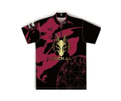 ボウリングウェア ABS】ジャッカルジップアップシャツ JACKAL